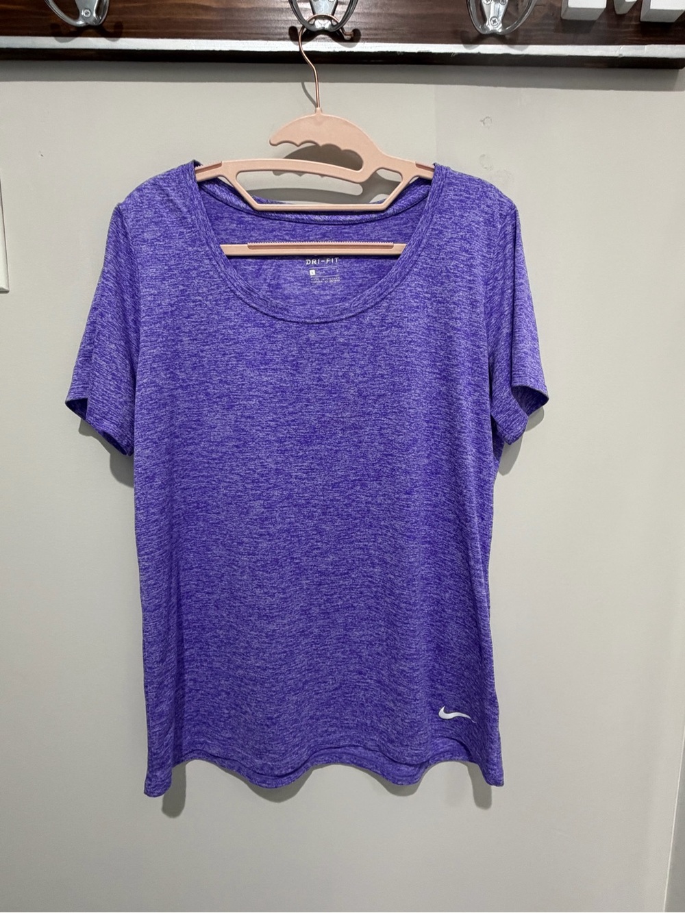 Nike Purple Heather Dri-FIT Short Sleeve Tee
